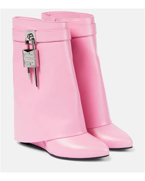 givenchy play for her pink|Givenchy pink boots.